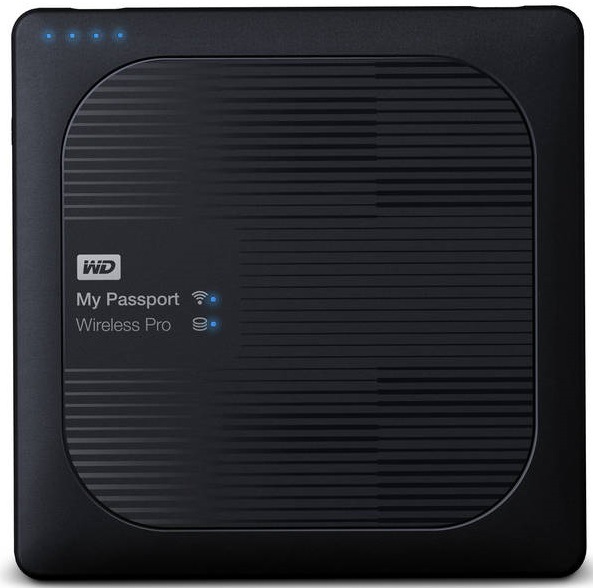 Externí pevný disk 2,5" Western Digital My Passport Wireless Pro 4TB černý