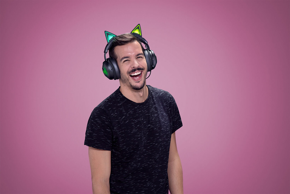 Headset Razer Kraken Kitty - Quartz růžový Headset Razer Kraken Kitty - Quartz růžový