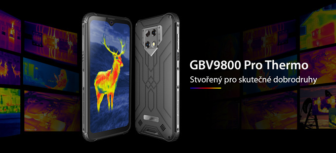 Mobilní telefon iGET BLACKVIEW GBV9800 Pro Thermo černý iGET BLACKVIEW GBV9800 Pro Thermo, černá