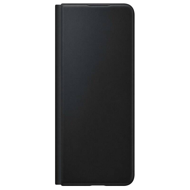 Pouzdro na mobil flipové Samsung Leather Flip Cover Galaxy Z Fold3 černé