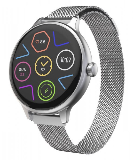 Chytré hodinky Carneo Hero mini HR+ stříbrné