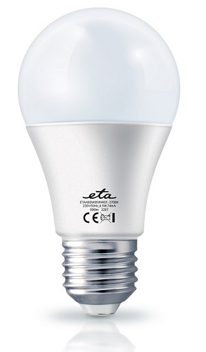 Žárovka LED ETA EKO LEDka klasik 8,5W, E27, teplá bílá