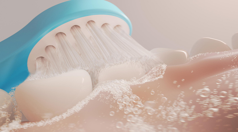 Náhradní hlavice Philips Sonicare For Kids HX6034/90 (4 ks) modrá Philips HX6032/90 Sonicare For Kids