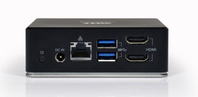 Dokovací stanice PORT CONNECT 8v1 USB-C, USB-A, dual video, HDMI, Ethernet, audio, USB 3.0 černá