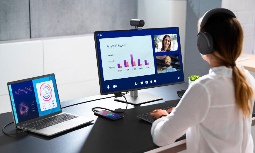Monitor Dell P2725QE černý/stříbrný Dell Pro 27 Plus P2725QE, černá/stříbrná