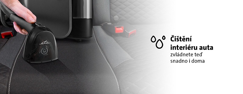 Čistič skvrn ETA Steam&Clean 7214 90000 černý ETA Steam&Clean 7241 90000, ekologický provoz