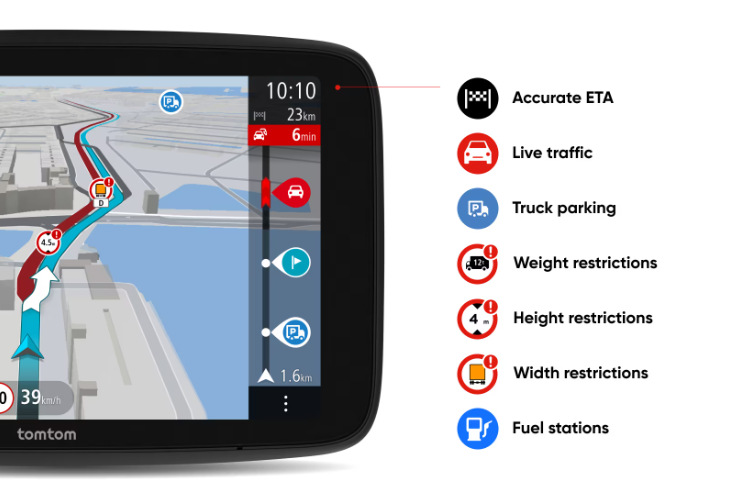 Navigační systém GPS Tomtom GO Expert 7 Plus Premium Pack černý
