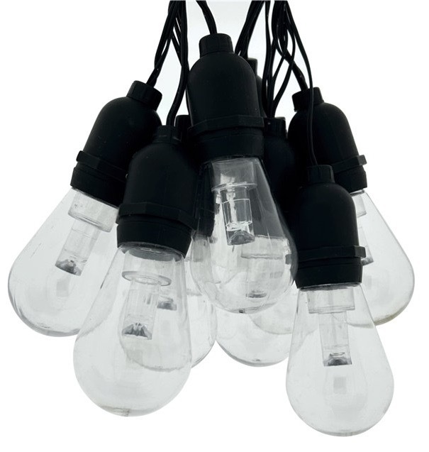 Venkovní svítidlo Trixline s výkonem 1,5 W, černá barva
