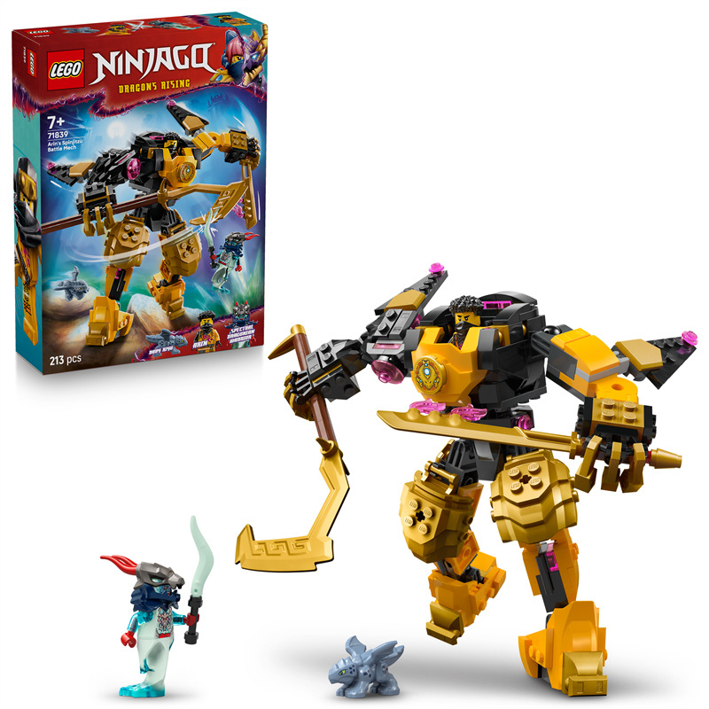 Stavebnice LEGO® NINJAGO® 71839 Arin a bojový robot Spinjitzu
