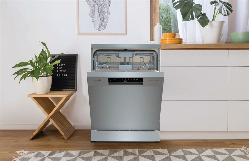 Volně stojící myčka Gorenje GS673B60X, nerezová, mobilní aplikace ConnectLife