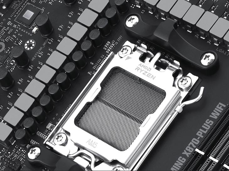 Základní deska Asus TUF Gaming X870-PLUS WIFI AMD AM5, ATX je připravena na výkonné procesory AMD Ryzen