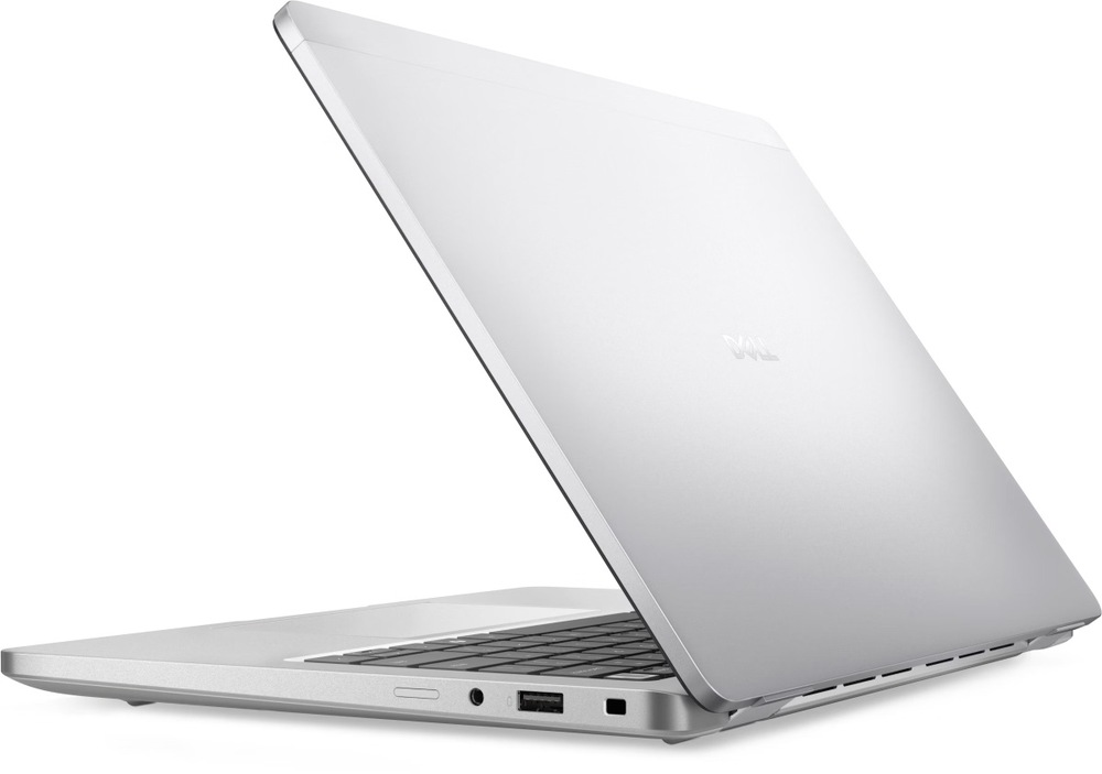 Pootevřený notebook Dell Pro 13 Plus PB13250 zezadu