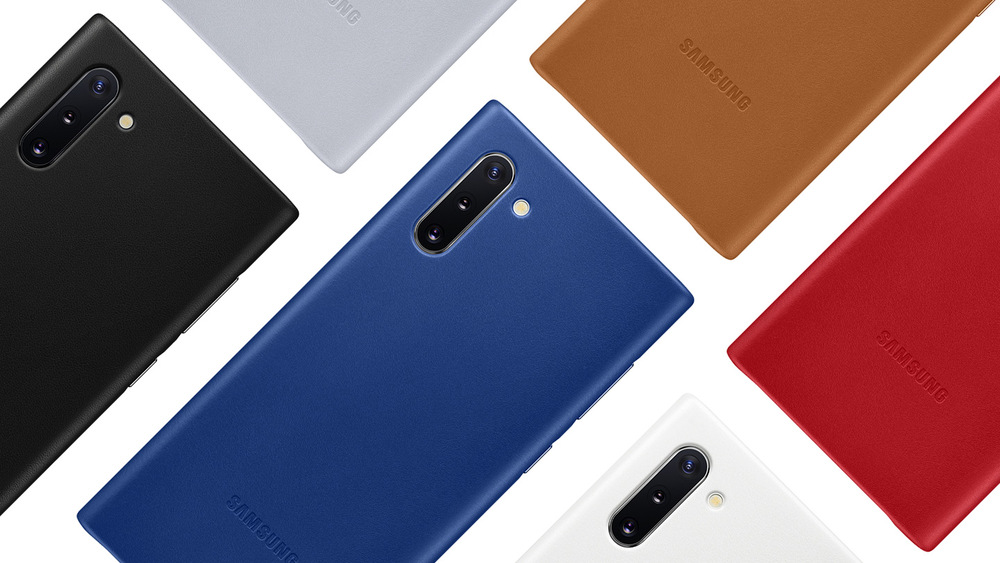 Kryt na mobil Samsung Leather Cover na Galaxy Note10 černý Kryt na mobil Samsung Leather Cover na Galaxy Note10 černý