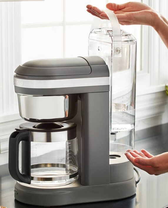 Kávovar KitchenAid 5KCM1209EDG šedý Kávovar KitchenAid 5KCM1209EDG šedý