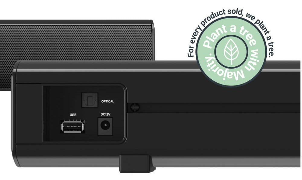 Soundbar Majority Bowfell černý Soundbar Majority Bowfell černý