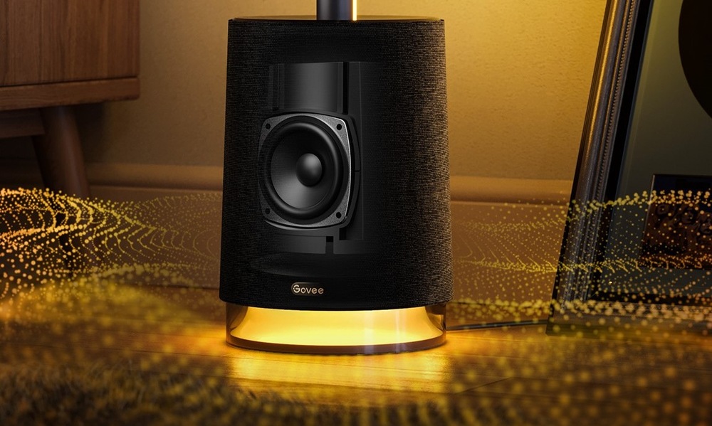 Stojací lampa Govee Floor Lamp Pro RGBICWW LED + ovladač CZ černá