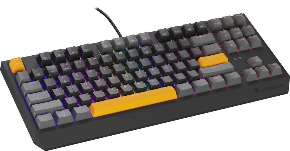 Genesis THOR 230 TKL RGB Outemu Red US (NKG-2081) Anchor Gray Positive