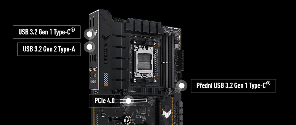 Základní deska Asus TUF Gaming A620-PRO WIFI Základní deska Asus TUF Gaming A620-PRO WIFI