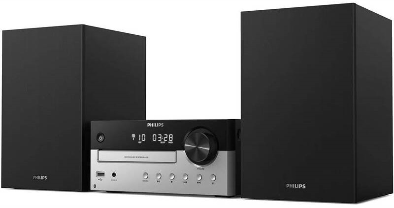 Mikrosystém Philips TAM4205 černý/stříbrný
