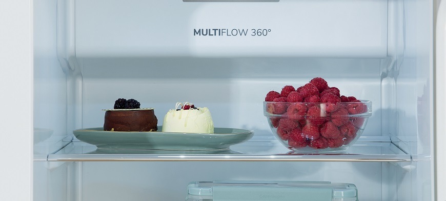 Gorenje NRS8182KX, stříbrná, Multiflow 360°