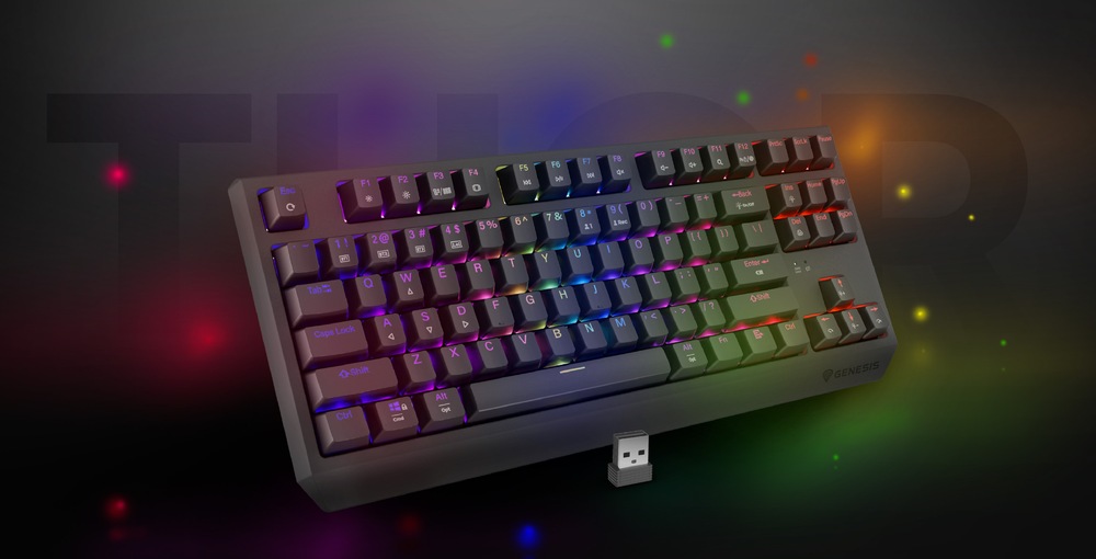 Genesis THOR 230 TKL RGB Outemu Silent Lemon US (NKG-2108)