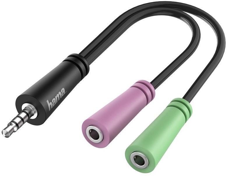 Redukce Hama 2x Jack 3,5mm/Jack 3,5mm