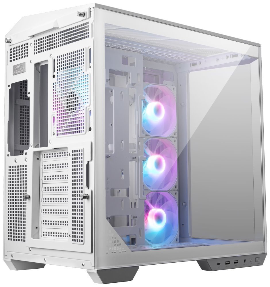 Case MSI MAG PANO 100R PZ bílá