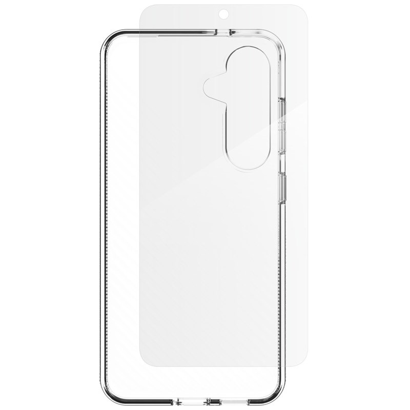 Kryt na mobil ZAGG Luxe na Samsung Galaxy S25, Bundle + tvrzené sklo průhledný