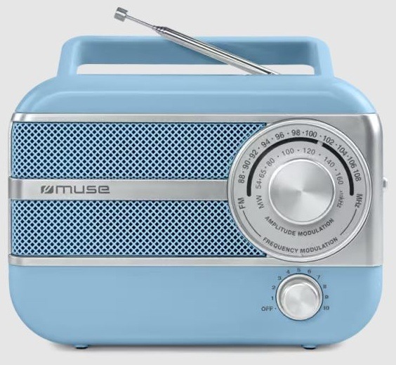 Radiopřijímač MUSE M-056 modrý