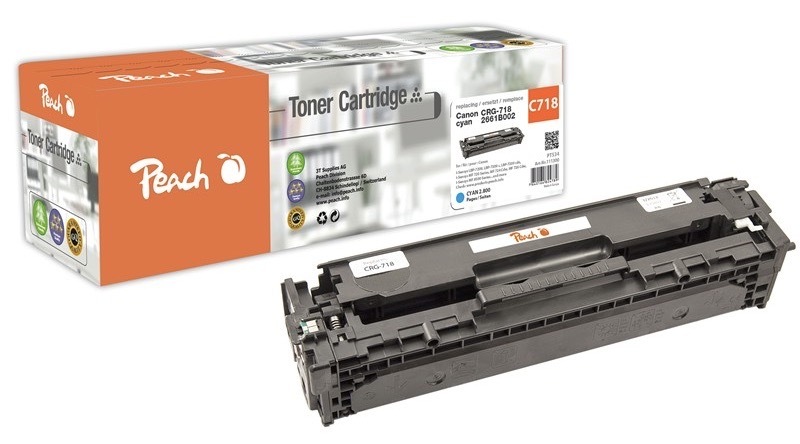Toner Peach pro tiskárny Canon, azurová barva