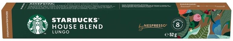 Kapsle Starbucks House Blend by NESPRESSO v počtu 10 ks s jemnými oříškovými a kakaovými tóny