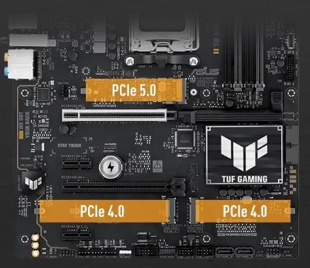 Asus TUF GAMING B850-PLUS WIFI s podporou M.2