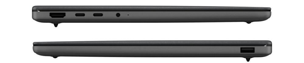 Notebook Asus Zenbook A14 šedý Notebook ASUS Zenbook A14 z obou profilů