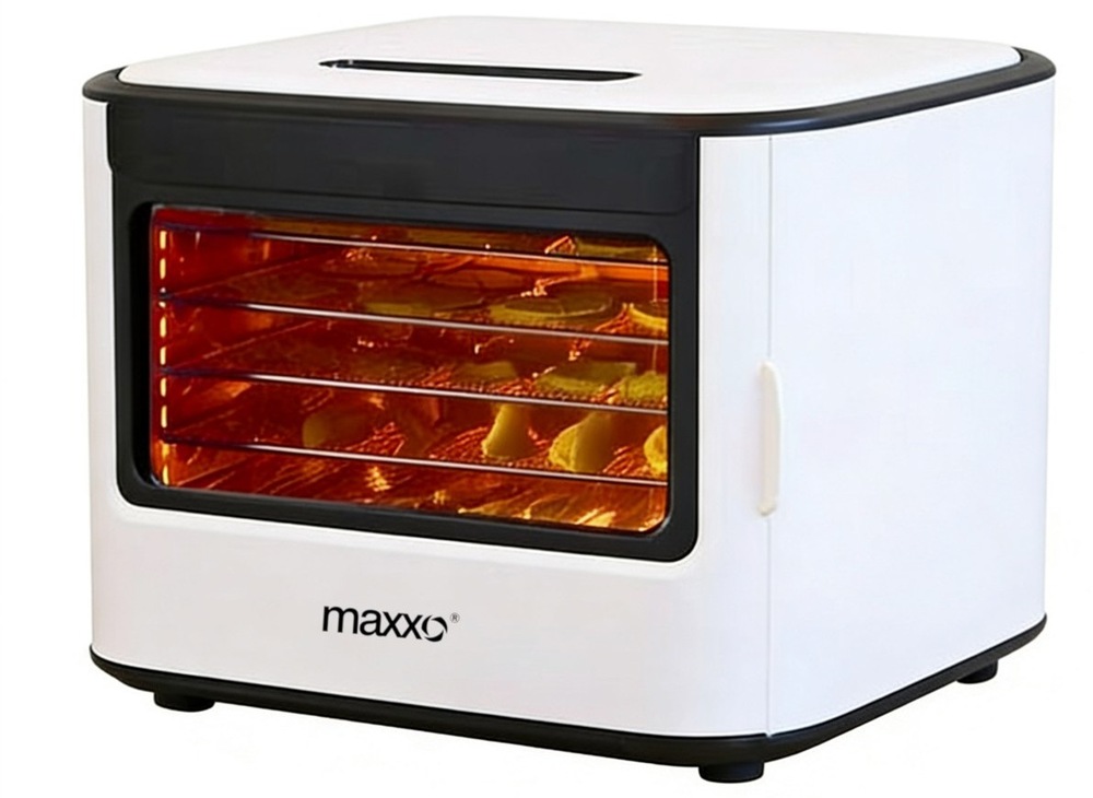Sušička ovoce Maxxo NIR Rapid Dry nabízí 5 sušících plátů