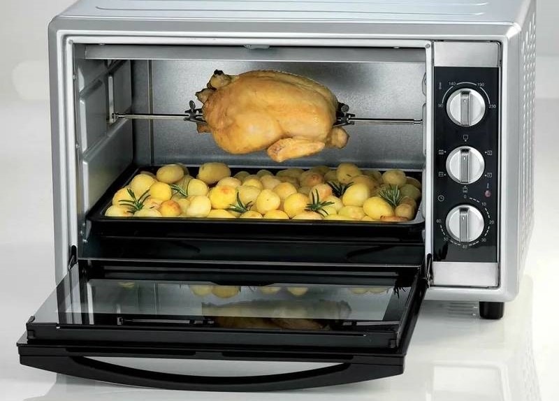 Mini trouba Ariete Bon Cuisine 450, 986, 45 L stříbrná