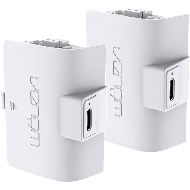 Venom VS2874 High Capacity Twin Battery Pack pro Xbox Series X|S / Xbox One (VS2874), bílá