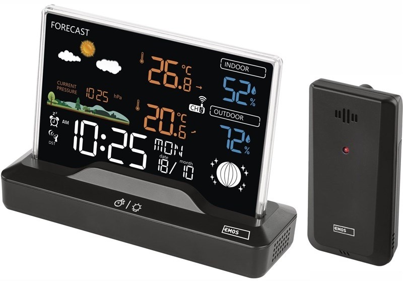 Meteorologická stanice EMOS E8620 černá