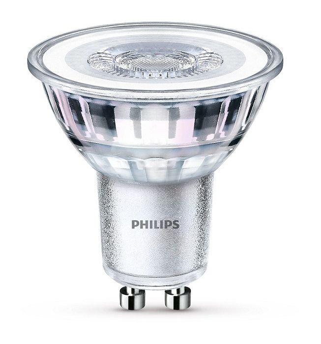 Žárovka LED Philips bodová, 4,6W, GU10, studená bílá