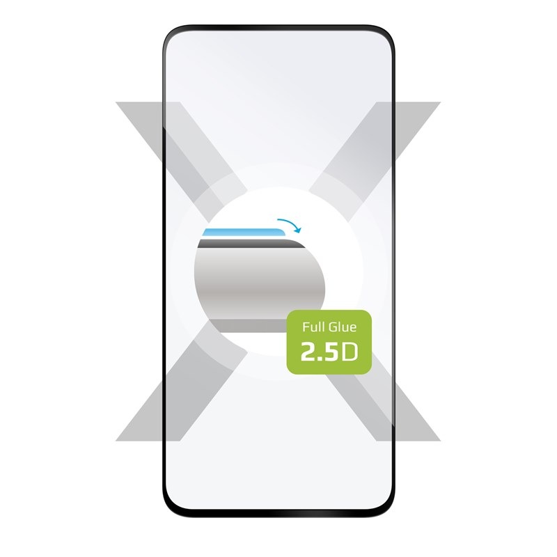 Tvrzené sklo FIXED Full-Cover na Samsung Galaxy A55 5G černé