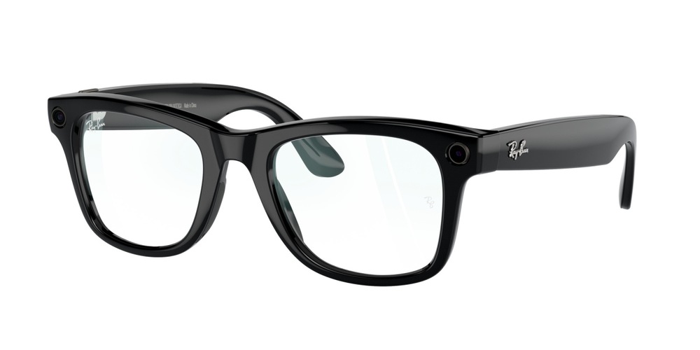 Brýle pro virtuální realitu Meta Ray-Ban Wayfarer - Shiny, Clear černé