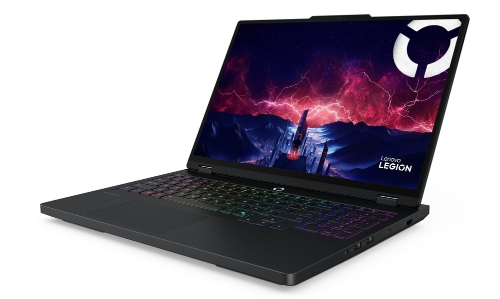 Notebook Lenovo Legion Pro 5 16AFR10 pootevřený zapnutý
