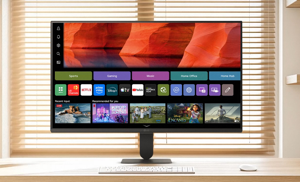 Monitor LG 27U511SB-W bílý LG 27U511SB-W spoléhá na 27" IPS panel