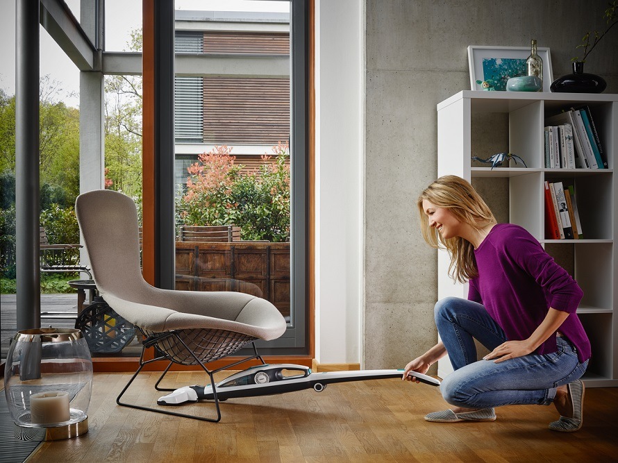 Tyčový vysavač Leifheit Regulus PowerVac 11925 Regulus PowerVac 2in1 bílý/tyrkysový Pro všechny typy podlah