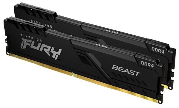 Operační paměť Kingston FURY Beast Black 32GB (2x16GB) DDR4 3200MHz CL16