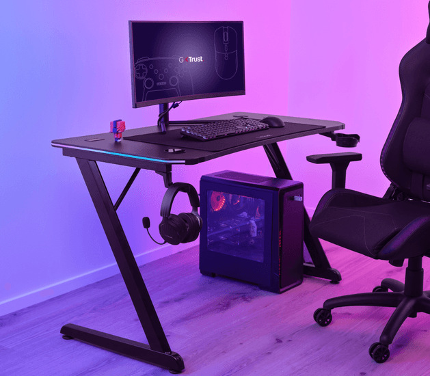 Herní stůl Trust GXT 710 Luminus Pro RGB černý Trust GXT 710 Luminus Pro (25419)
