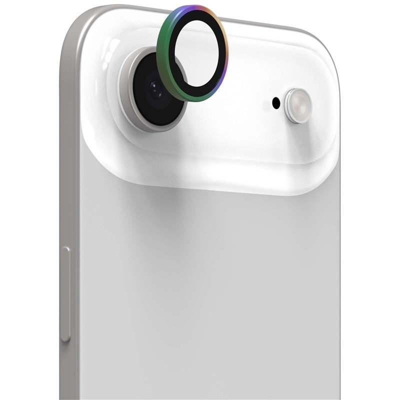 Tvrzené sklo ZAGG InvisibleShield Premium GL (CameraRing) na Apple iPhone Air - duhové