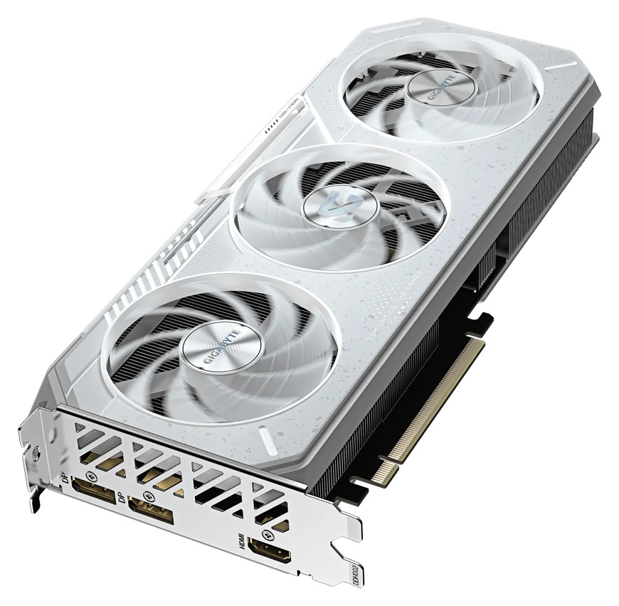 Grafická karta GIGABYTE AMD Radeon RX 9060 XT Gaming OC ICE 16GB s trojitým ventilátorem