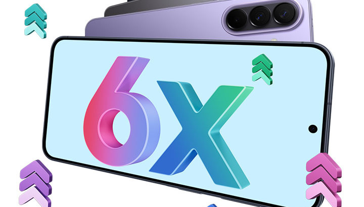 Díky až šesti letům aktualizací systému i zabezpečení zůstane telefon dlouhodobě rychlý a bezpečný