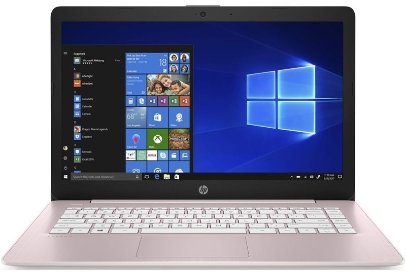 Notebook HP 14-ds0007nc růžový, bez operačního systému
