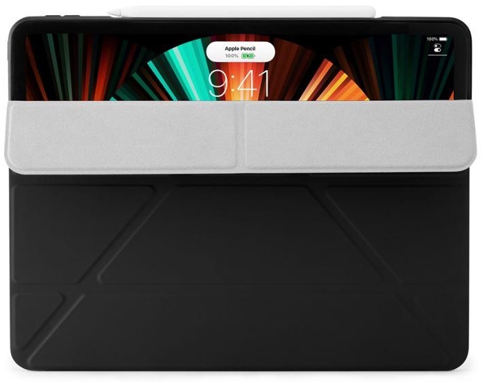 Pouzdro na tablet Pipetto Origami na Apple iPad Pro 12.9“ (2021/2020/2018) šedé